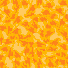 UFO urban camouflage of various shades of orange and yellow colors