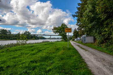 Rader Hochbrücke am Nord-Ostsee.Kanal  