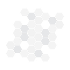 Hexagonal vector background. Geometric hexagonal abstract pattern
