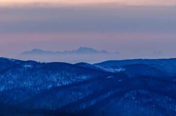 Fototapeta premium w oddali tatry