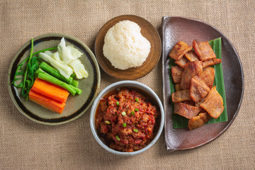 Local food Thai Recipe.