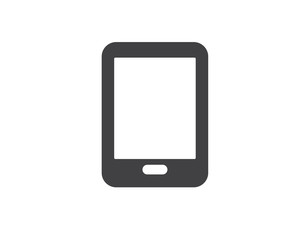 mobile phone glyph solid icon illustration vector,mobile phone icon illustration