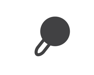 search glyph solid icon illustration vector,find icon illustration