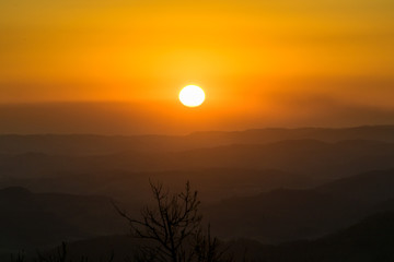 Mountains Sunset