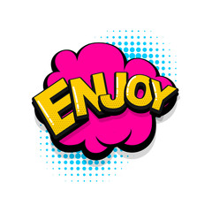 Comic text collection sound effects pop art style