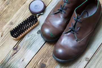 vintage brown shoes