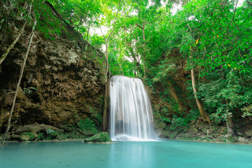 Erawan Waterfall in Kanchanaburi, Thailand