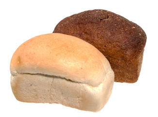bread isolated on white background