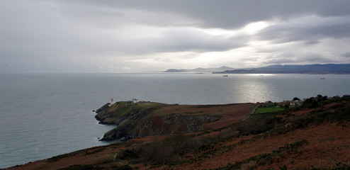 Dublin Bay.Ireland a week before Christmas.