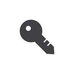 Key vector icon. filled flat sign for mobile concept and web design. key simple solid icon. Password symbol, logo illustration. Pixel perfect vector graphics
