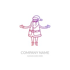 Christmas Happy New Year Religion Business Wallpaper Stock Vector Logo Design Template