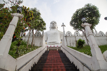 Bahirawakanda Vihara Buddha Statue in Kandy, Sri Lanka