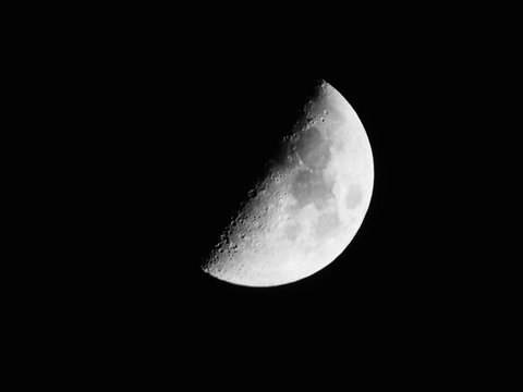 Photo of moon edited, moon close up photography, high zoom