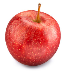 Red apple isolated on white