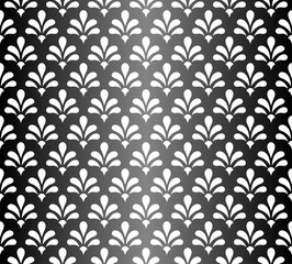 Elegant Floral Vector Seamless Pattern. Decorative Flower Illustration. Abstract Art Deco Background.