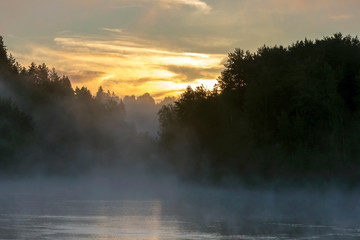 Misty morning on the river 2