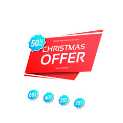 Christmas Offer Label
