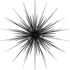 Obraz premium Geometry minimalistic artwork poster with simple shape and figure