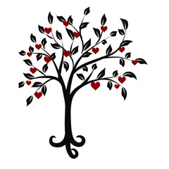 Tree of hearts emblem