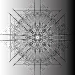 Geometry minimalistic artwork poster with simple shape and figure