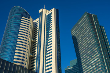 View of city skyline Astana, Kazakhstan 