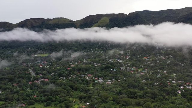Drone video of Anton Valley with the Slepping Indian Lady in the background