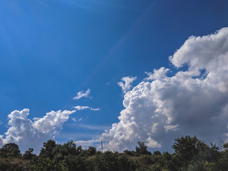 Dramatic dark grim stormy rainy sky Nature photo background