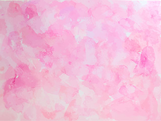Colorful abstract vector background. Soft  pink watercolor stain