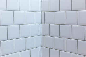 Wall tile White square