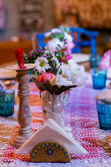 Wild flowers in a vase