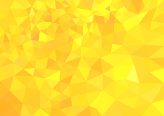 Abstract golden geometric pattern. Triangles vector background