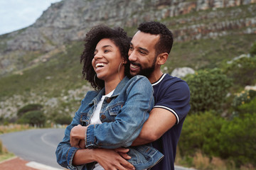 Beautiful african couple in love