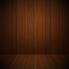 Wood interior. Vector illustration. Template for a content