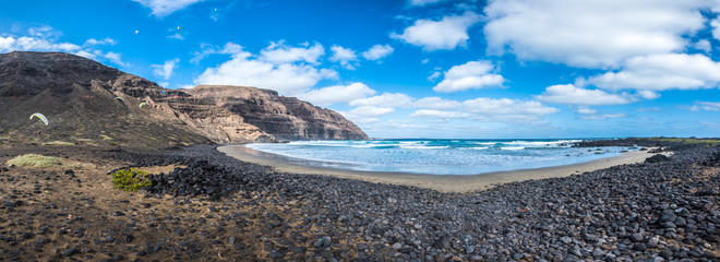 Playa De Orzola beach, Lanzarote, Canary Islands, Spain
