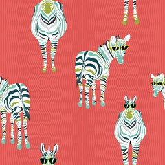 Abstract pattern fashion horse zebra background © berry2046