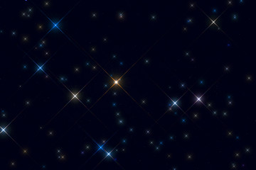Milky Way stars photographed with astronomical telescope. My astronomy work.