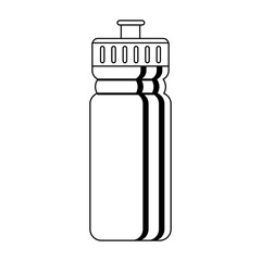 bottle thermo symbol black and white