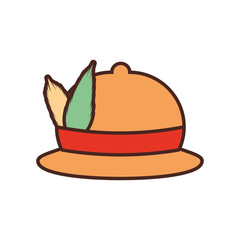 hunter hat isolated icon