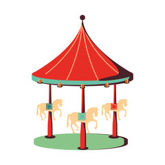 carousel of amusement park