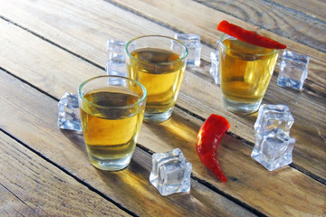 vodka with pepper