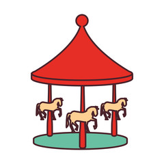 carousel of amusement park