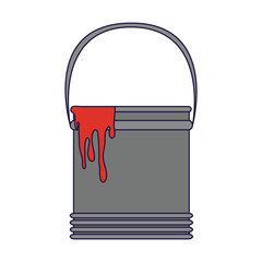 Paint bucket isolated