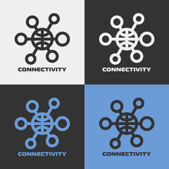  Vector connectivity icon.