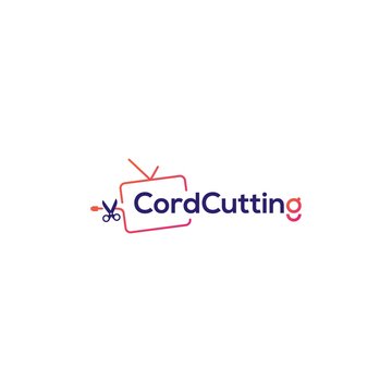 Cordcutting Logo Tv Cable Vector Icon Illustration