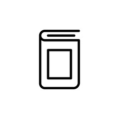 book cover icon. Can be used for web, logo, mobile app, UI, UX