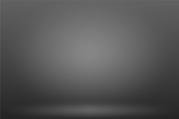 dark gray backdrop in empty room 3d. Background - Illustration