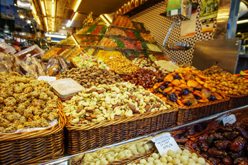 Exhibition of seeds on the market