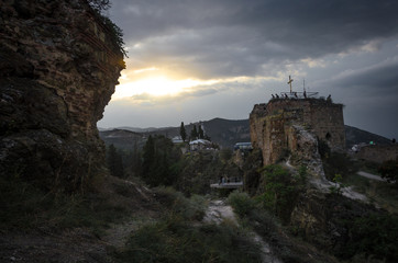Fototapeta na wymiar Narikala castle in Tbilisi