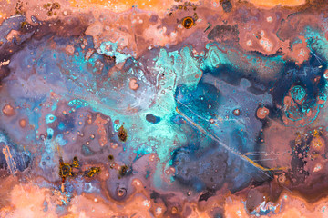 Abstract corrosion texture on the copper-plated steel sheet