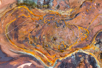 Abstract corrosion texture on the copper-plated steel sheet